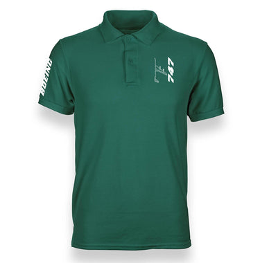 B747 DESIGNED POLO SHIRT THE AV8R